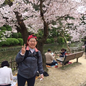 道後公園　お花見風景2