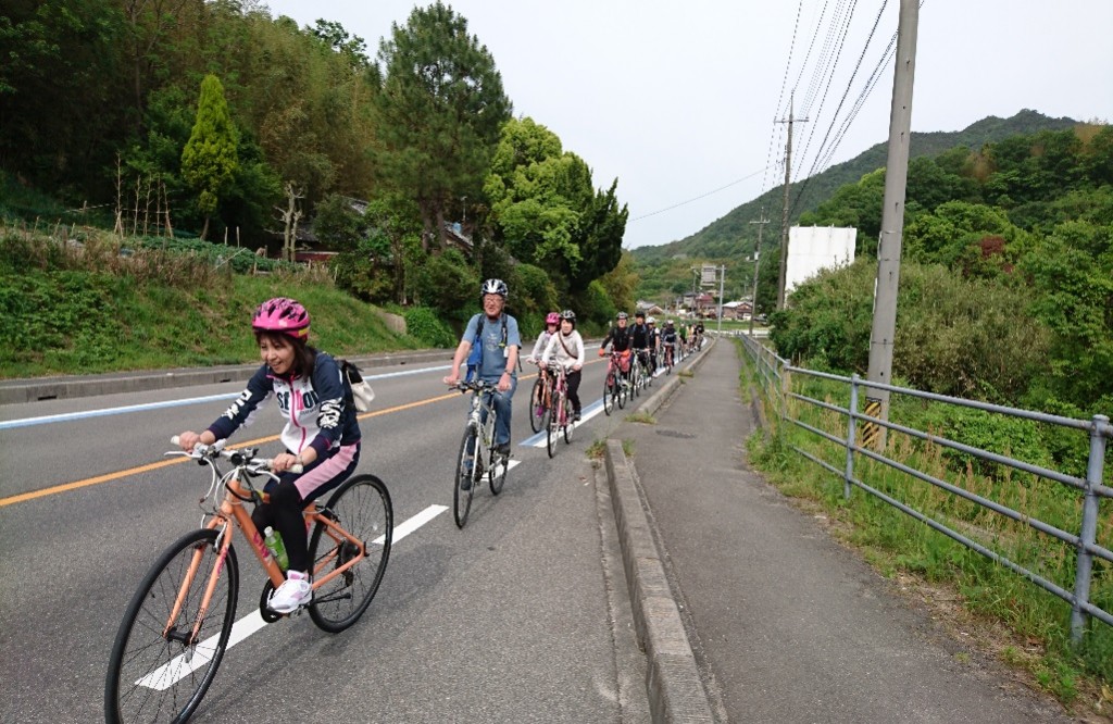 サイクリングの様子