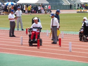 愛媛県障がい者スポーツ大会の様子