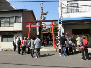 ウォーキング写真　大三島神社前