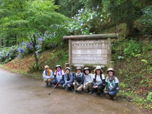 皿ヶ嶺登山口写真