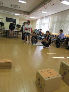 実習生さんと一緒にレクリエーションゲームを楽しみました 生活介護