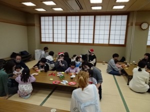クリスマスプリンデコレーション