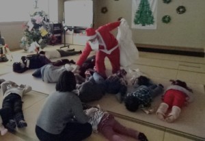 クリスマス会　サンタ
